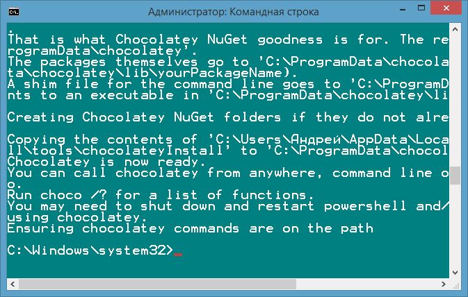 Chocolatey – устанавливаем программы в Windows как в Linux