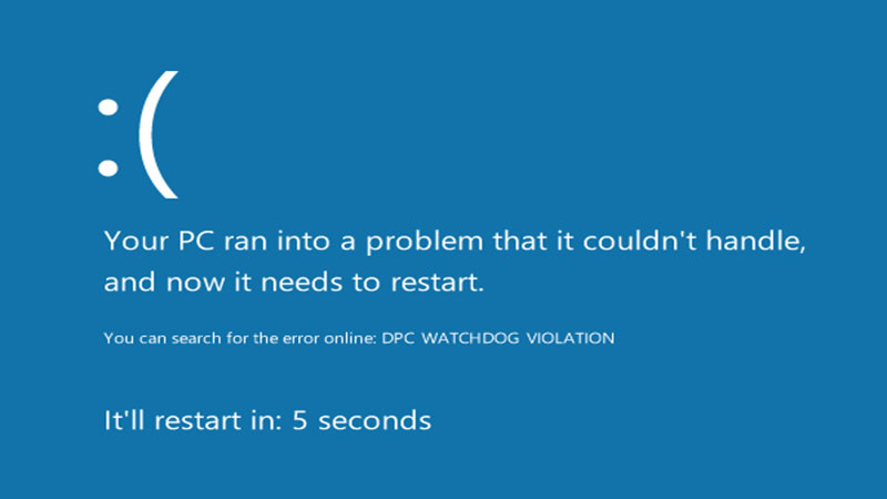 Dpc Watchdog Violation Windows 10: как исправить ошибку