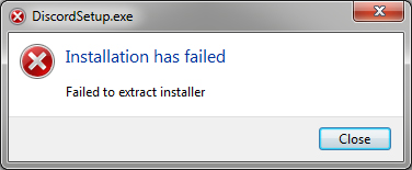 Как исправить installation has failed discord если ошибка