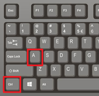 Как выделить текст с помощью клавиатуры