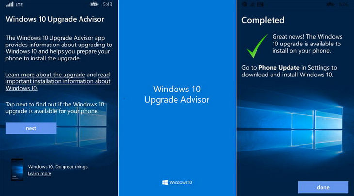 Обновление до Windows 10 mobile: загрузка и установка