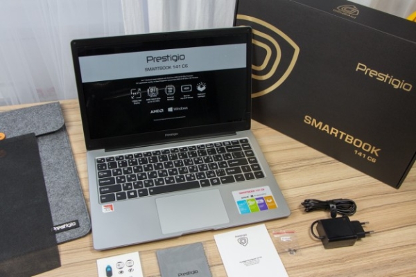 Обзор ноутбука Prestigio Smartbook 141 C6: впечатления и комплектация
