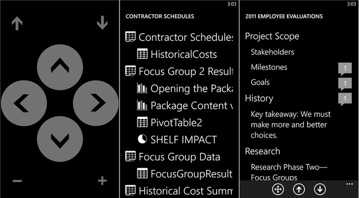 Office Remote: удаленное управление Word, Excel и PowerPoint через Windows Phone