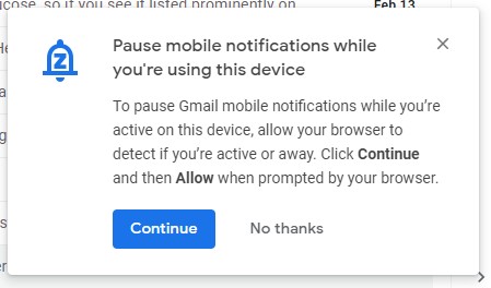 Пользователи Gmail смогут отключать уведомления на смартфоне, если используется веб-клиент сервиса