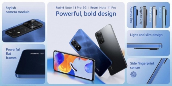 Смартфоны Redmi note 11 Pro 5G и Redmi note 11 Pro с камерой на 108 Мпикс. сейчас на распродаже от $259
