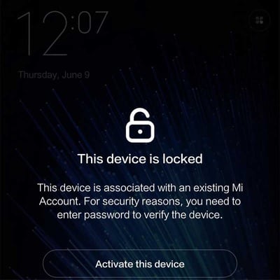 This device is locked Xiaomi как разблокировать