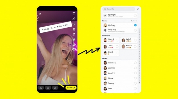 В «Историях» Snapchat появилась реклама. Деньгами пообещали поделиться с авторами